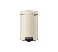 Brabantia NewIcon Pedal Bin 12L, Soft Close - Soft Beige