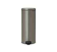 Brabantia 30L Newlcon Pedal Bin - Platinum, Silver