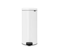 Brabantia Newicon Pedal Standard White Metal Pedal Bin - 30L Freestanding