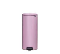 Brabantia NewIcon Pedal Bin 30L, Large Waste Bin for Kitchen, Soft Closing Lid, Light Pedal Operation, Removable Inner Bucket, Non-Slip Base, Lilac Pink, Free PerfectFit Rubbish Bags, 29 x 38 x 68 cm