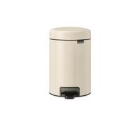 Brabantia - NewIcon Pedal Bin 3L - Small Waste Bin for Bathroom or Toilet - Soft Closing Lid - Light Pedal Operation - with Removable Inner Bucket -