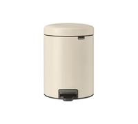 Brabantia NewIcon Pedal Bin 5L, Soft Close - Soft Beige