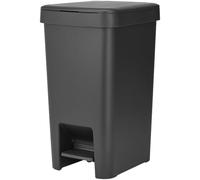 Brabantia Step Up Pedal Bin 16 Litre Dark Grey, Grey