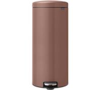 Brabantia Pedal Trash Can NewIcon 30L Satin Taupe Steel 234040