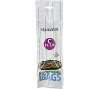 Brabantia PerfectFit Bags, Code C 10-12L, 10 Compostable Bags