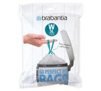 Brabantia Perfectfit Bags, Dispenser, W, 5L, 60pcs, White, 5 L/Size W