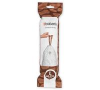 Brabantia PerfectFit 45L Size L Bin Liners - Pack of 10, White