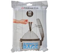 Brabantia PerfectFit Bin Liners 60 Litre/Size M White