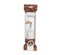 Brabantia Bin Liners PerfectFit - L (40-45 Litre), Thick Plastic, Tie Tape Drawstring - 10 Bags