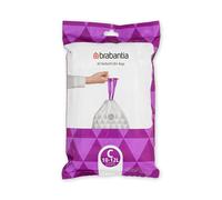 Brabantia Perfectfit Bin Liners Thick Plastic Trash Bags 40 Bags Size C/10-12L