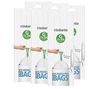 Brabantia PerfectFit G 30 Liter Bin Liners ~ 20 Ct Bags (Pack of 6)