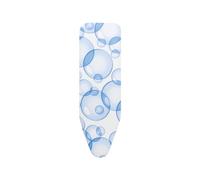 Brabantia PerfectFlow Ironing Board Cover (B Board / Bubbles) Heat-Resistant, Non-Slip, Cord Fastener