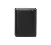 Brabantia Bo Touch Bin 60L - Matt Black, Black