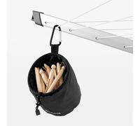 Brabantia Premium Drawstring Clothes Peg Bag - Black