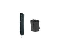 Brabantia Protective Cover for Wallfix Foldable Rotary Dryer (Black) Weatherproof Rain Cover for Wall-Mounted Clothes Line + Drawstring Hanging Peg