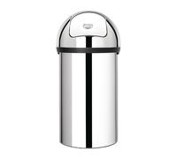 Brabantia Push Bin Made of Stainless Steel with Non Scratch Base - 60L