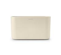 Brabantia - ReNew Bathroom Caddy - Sink Top Organiser - Suitable as Toothbrush Holder - Non-Scratching - Easy to Clean - Corrosion Resistant - Soft Beige - 19.7 x 9.8 x 11 cm