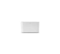 Brabantia ReNew Bathroom Caddy (White) - Compartments for Toothbrushes, Toothpaste, Soap etc - Nonslip Base and Drainage Holes