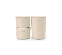 Brabantia Renew Set of 3 Storage Pots Softbeige1