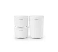 Brabantia Renew Set of 3 Storage Pots White