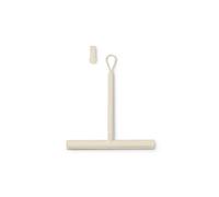 Brabantia - ReNew Shower Squeegee with Door Hook - Silicone Brush & Cleaning Wiper for Bathroom Glass & Tiles - Soft, Non-Slip Handle - Anti-Streak -