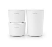 Brabantia ReNew storage jar 3-pack white