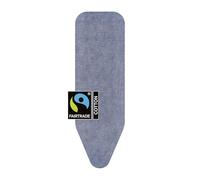 Brabantia 8mm Thick Underlay Ironing Board Cover (B Board/Denim Blue) Heat-Resistant, Non-Slip, Cord Fastener