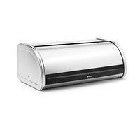 Brabantia Roll Top Bread Bin - Matt Steel, 348921