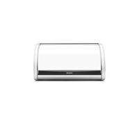 Brabantia - Roll Top Bread Bin Medium- Canister for 1 Loaf of Bread - Extra Storage Space due to Flat Top - Keeps Content Fresh - Kitchen Storage Box