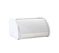 Brabantia Roll Top Bread Bin, White, Medium