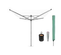 Brabantia Lift-O-Matic Rotary Dryer With Accessories Silver