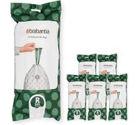 Brabantia Rubbish Trash Bin Bags Liners Drawstring Handles Size R 36L 120 Pack