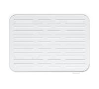 Brabantia Silicone Dish Drying Draining Mat Non-Slip Dishwasher Safe, Light Grey