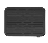 Brabantia Silicone Dish Mat Dish Rack Plastic Dark Grey