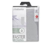 Brabantia Silver Grey Cotton Ironing Board Table Cover 30cm x 110cm, 216800