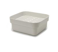 Brabantia Sinkside dish bowl with drying tray 34x37 cm Light grey
