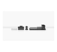 Brabantia SinkSide Dish Rack 4pc Set with Brush & Cloths - Grey - 660184