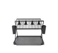 Brabantia Dish Drainer, Aluminium, Dark Grey, Large