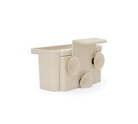 Brabantia SinkSide In-Sink Organiser (Soft Beige), Organiser for Kitchen Accessories, with Suction Pads for Inside Sink, Drainer for Sponges, Cloths and Brushes