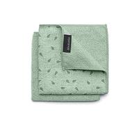 Brabantia Sinkside Microfibre Dish Cloths, Jade Green, Set of 2 | Highly Absorbent, Absorbs 7x Its Weight in Water, Reusable Design, Machine Washable, Less Detergent Needed