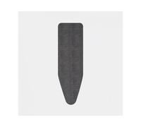 Brabantia Size B 49 x 15 inches Replacement Ironing Board Cover with Thick Felt & Foam Padding Denim Black Easy-Fit 100% Cotton