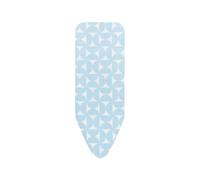 Brabantia Size C 49 x 18 inches Replacement Ironing Board Cover with Durable Foam Layer Fresh Breeze Easy-Fit 100% Cotton
