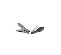 Brabantia - Smart Pegs - Laundry Pegs - Strong Grip for Heavy Laundry - Without Imprints - No Rust Stains - 100% Plastic - for Peg Bag - Laundry Essentials - Set of 8 - Black/Grey - 8 x 4.5 x 2.6 cm