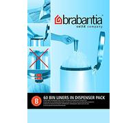 Brabantia Smartfix Bin Liners, Size B, 5 Litre - 120 Bag Dispenser Pack (1)