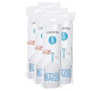 Brabantia Smartfix E 20 Liter Bin Liners ~ 20 Ct Bag (Pack 0f 6)