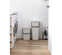 Brabantia Waste Bin Sort & Go 25L Soft Beige