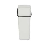Brabantia Sort & Go 40 Litre Kitchen Recycle Bin Silver