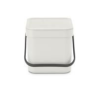 Brabantia Sort & go Food Trash can (16 galLight gray) Small countertop