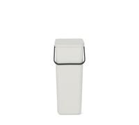 Brabantia Sort & Go Light Grey Plastic Recycling Bin - 40L