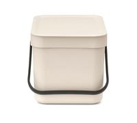 Brabantia Sort & Go waste bin 6 l. Soft Beige